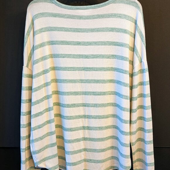 Long Sleeve Dolman, Striped Tee - XL - Picture 2 of 2